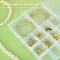 6 Pack 14 Grids Plastic Organizer Box with Dividers, Clear Tackle Box Organizers and Craft Storage, 14 Compartment Organizer Boxs Fishing Organizer Box for Art DIY Beads Organizer